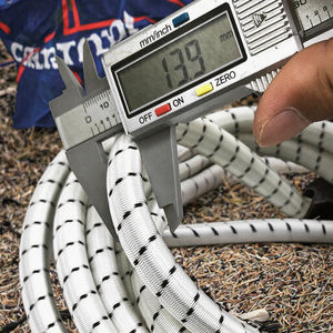 1/2 lateks Bungee kordon 250% streç oranı Anti-UV 2 yıl ömrü 15mm Polyester Tarp şok beyaz siyah lekeler için mevcut 8mm - Product Image 1