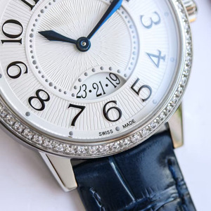 Montre-bracelet mécanique automatique élégante et haut de gamme avec affichage du calendrier, incrustée de moissanite, bracelet de 20 mm, idéale pour les rendez-vous - Product Image 2