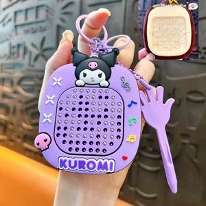 Jouets créatifs de dessin magnétique en forme de chien Kuromi Yugui, porte-clés, jouets anti-stress, puzzles, pendentifs pour sac à dos, en plastique - Product Image 3