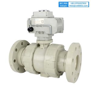 YMER <strong>UPVC</strong> Electric <strong>Ball</strong> <strong>Valve</strong> AC220V 10PPHFQ+CEA220S Open/colse With 2 Integrated Auxiliary Switches - Product Image 5