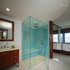 Vente en gros verre trempé transparent sans cadre 8mm & 10mm <span class=keywords><strong>style</strong></span> d'apparence droite pour salle <span class=keywords><strong>de</strong></span> bain <span class=keywords><strong>douche</strong></span> chambres et appartements - Product Image 3