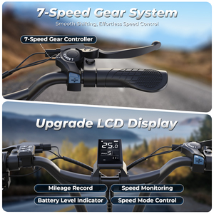 Expédition rapide dans l'UE ! Vélo électrique tout-terrain à pneus larges de 20 pouces, 250 W, autonomie de 60 km, double suspension, cadre en acier au carbone, en stock en Europe - Product Image 5