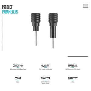 XXUN moto accessoires crash Pad protection contre les chutes systèmes de carrosserie cadre curseur pour Kawasaki Ninja <span class=keywords><strong>ZX</strong></span> <span class=keywords><strong>25</strong></span> <span class=keywords><strong>R</strong></span> ZX4R <span class=keywords><strong>ZX</strong></span> 4RR 20-23 - Product Image 5