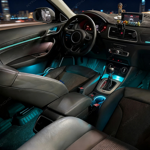 Pour <span class=keywords><strong>Audi</strong></span> <span class=keywords><strong>Q3</strong></span> TYP 8U LED lumière ambiante de voiture 12v lumières ambiantes intérieures symphonie avec des caractéristiques colorées éclairage ambiant automobile - Product Image 4