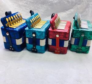 Wholesale Orff Percussion Factory Direct Sales <b>Musical</b> <b>Instrument</b> Toys Multi-color 7 Key 2 Bass Exquisite Accordion - Product Image 2