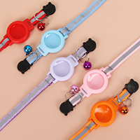Collier anti-perte pour chien de compagnie avec airtag GPS Tracker Holder case cat Collar GPS Holder