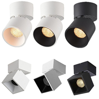Spot LED Commercial de Plafond 12W, Orientable, Anti-Éblouissement, COB, pour Salon