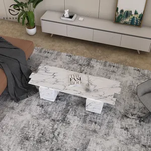 Largo Natural de mármol mesa de <span class=keywords><strong>café</strong></span> mesa de centro de muebles para el hogar - Product Image 1