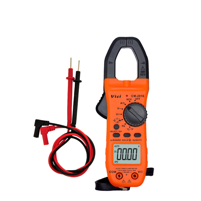CM-2016 Digital Clamp Meter With Backlight Display LED Flashlight Clamp Light From Vicimeter