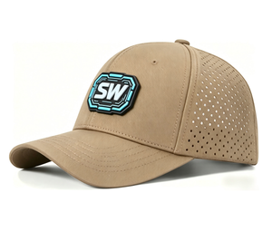 Gorra de Béisbol Deportiva Personalizada de 6 Paneles con Orificios Láser Transpirables para Hombre, Gorra de Golf Informal con Malla Hueca y Logotipo de PVC en 3D - Product Image 5