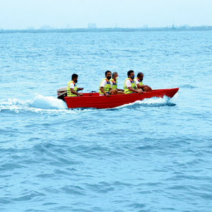 Bateau en polyéthylène Keman 3,5 mètres |   Compatible avec les moteurs hors-bord de 15 à 25 CV, pour bateaux de pêche, bateaux de sauvetage, haute durabilité - Product Image 1