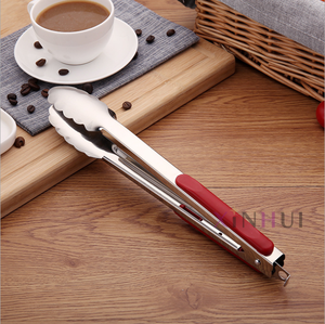 Hot Sale Multi-function Stainless Steel Bread Ice Food &amp; <strong>BBQ</strong> <strong>Tongs</strong> with Silicone Hand Grip-Premium Kitchen Tools - Product Image 4