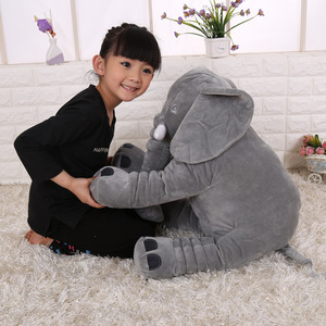 Éléphant géant Jouets en peluche Confort Bébé Éléphant Animal en peluche Poupée de corps endormi <span class=keywords><strong>Coussin</strong></span> de chiffon doux <span class=keywords><strong>pour</strong></span> enfants et adultes - Product Image 3