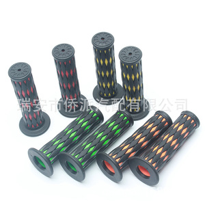 Fundas de goma para manillar de motocicleta Cg125, diseño de diamante, para scooters eléctricos y ciclomotores, piezas de repuesto - Product Image 4