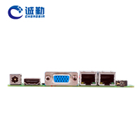 OEM 8th Gen Celeron J4125 nano-itx Motherboard 2 Lan 6 * COM VGA/HD mesin penjual otomatis X86 papan induk PC Panel industri tanam