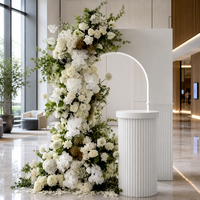 Arche de fleurs synthétiques en gros pour mariage et anniversaire, arche décorative de fleurs artificielles