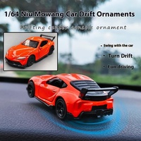 Modèle de voiture en alliage rotatif à dérive automatique Gyroscope tournant Ornements décoratifs classiques pour l'intérieur de la voiture Kits d'intérieur de la console centrale