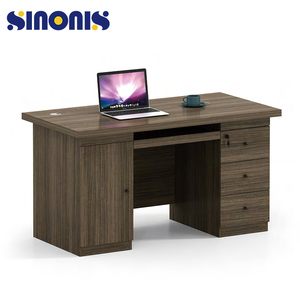 Sinonis Modern Wooden <b>Simple</b> Home Wood Staff Computer <b>Desk</b> Work Office Furniture Office <b>Desks</b> - Product Image 1