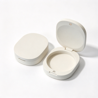 Conteneur de parfum solide personnalisé en alliage de zinc, baume à lèvres magnétique pour boîte de rangement de maquillage portable, étanche, rechargeable, utilisation pratique