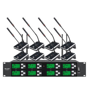 ميكروفون لاسلكي احترافي بـ 8 قنوات مع عنق مرن للاستخدام في غرف الاجتماعات والمؤتمرات مع خاصية إلغاء الضوضاء - Product Image 5