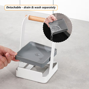 Cucharón de cocina vertical para encimera de cocina, utensilio para tapa de olla, soporte de cuchara y tenedor, torre de soporte - Product Image 3