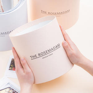 Orit vente en gros fête des mères boîte-cadeau de fleurs rondes, carton en forme de cylindre pour l'expédition et les cadeaux - Product Image 5