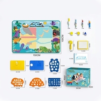 Tapis de dessin à l'eau réutilisable, tableau de gribouillage, jouet éducatif, tapis magique, tapis à gribouiller, toile à eau magique, jouet d'apprentissage de la peinture