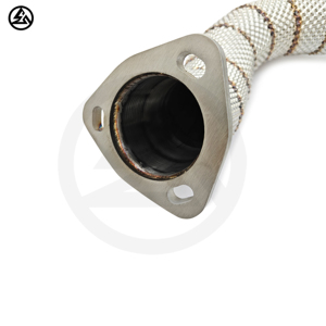 Tuyaux de liaison et tuyau de descente en acier inoxydable CSZ avec bouclier chauffant pour Porsche <span class=keywords><strong>718</strong></span> Cayman GT4/Spyder/<span class=keywords><strong>GTS</strong></span> 4.0L <span class=keywords><strong>2020</strong></span>- - Product Image 3