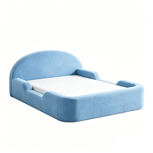 Lit pour tout-petit moderne et confortable en mousse haute densité, fabriqué sur mesure pour la chambre à coucher, l'appartement, le salon - Product Image 4
