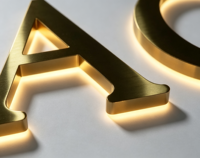 Lettres de signalisation en acrylique rétroéclairées personnalisées, logo découpé au laser, ampoules LED néon étanches, écologiques, pour intérieur et extérieur, commerce, magasin, bar, salle