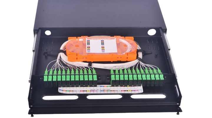 12 Core Lockable ODF Fiber Optic Distribution Tray - SOFTEL