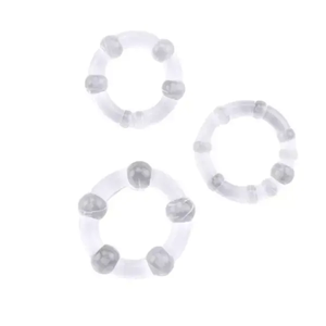 सिलिकॉन लिंग रिंग्स पुरुषों के लिए सेक्स खिलौने सेट सेक्स खिलौने - Product Image 6