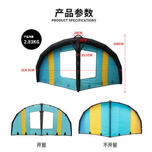 Tabla de Surf Inflable con Alas para Deportes Acuáticos Extremos, 16 Pulgadas, para Aguas Oceánicas, Unisex - Product Image 3