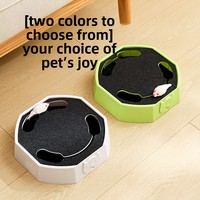 Jouet interactif tournant pour chat, logo personnalisé, OEM, jouets de mouvement pour animaux de compagnie, divertissement autonome, soulagement de l'ennui, jeu pour chats d'intérieur