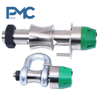Sensor Penimbangan Tipe Shaft Pin dengan Penerima Nirkabel Genggam Sensor Penimbangan Shackle Shaft Pin Load Cell 2T untuk Tower Crane