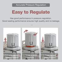 Pour SNS Pneumatique GER Série Filtre à source d'air Régulateur d'air avec pressostat intégré