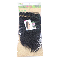 Extensions de cheveux à coudre en fibre protéinée Jerry Kinky Burmese Indian Curly, 300g, 4X, 18 pouces, personnalisables en gros