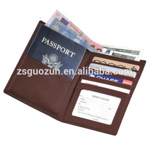 Portafoglio di viaggio Del Sacchetto Del Passaporto ID Contanti Della Carta di Credito Del Raccoglitore della borsa Documento di Viaggio Holder/Su Misura caso di cuoio dell'unità di elaborazione del passaporto - Product Image 3