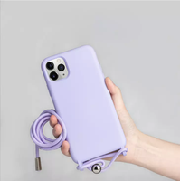 Coque de téléphone en TPU avec cordon de cou pour iPhone 17 15 16 14, étui mobile avec cordon bandoulière