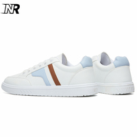 Chaussures de marche à bout rond pour femmes, chaussures de sport blanches décontractées de styliste, vente en gros
