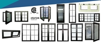 Ventana de Doble Acción con Marco Delgado de Aluminio PNEJOY, Herrajes Alemanes, para Apartamentos y Villas
