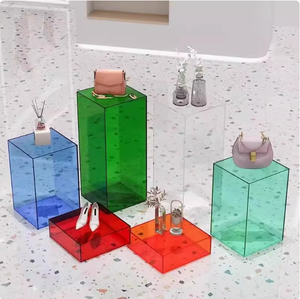 Les présentoirs acryliques personnalisés sont utilisés dans les magasins de vêtements et les magasins de bagages pour présenter les produits - Product Image 4