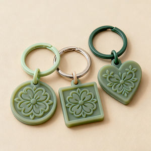 Porte-clés en plastique-Faux porte-clés personnalisables pour un usage quotidien et des cadeaux promotionnels | Approvisionnement direct de l'usine OEM - Product Image 2