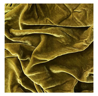 Großhandel Seide Rayon Samt Stoff Weicher Velours für Nachtwäsche Vorhänge Sofas Kleider Hochzeiten Mädchen Kostüme