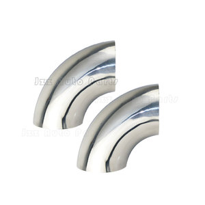 UXCELL 1pc OD 1.5-4 pollici 90 gradi mandrino curva gomo SS304 tubo piegato in acciaio inox tubo di scarico gomo modificato  34