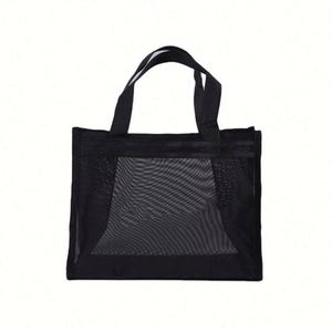 Reusable Nylon Wire <b>Beach</b> Grocery Mesh Cloth Shoulder Tote <b>Bag</b> for Shopping - Product Image 1