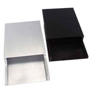 EBM Aluminum Alloy Power Supply <b>Box</b> Shell Customization <b>Metal</b> Electronic Instrument Enclosures IP54 Rated Hongfa Shunda HF-A-222 - Product Image 2