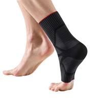 Haut de gamme sport basket-ball pied chaussette Compression cheville soutien manchon orthèse pour homme enveloppement course chaussettes cheville orthèse