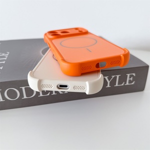 Funda Magnética Anti-Caídas de Color Sólido Mate para iPhone 11 12 13 14 15 16 Pro Max 17 Air con Protección de Lente - Product Image 6