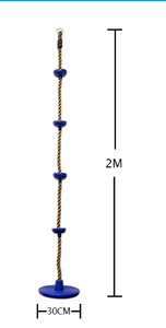 Balançoire d'escalade d'arbre de jeu en plein air <span class=keywords><strong>pour</strong></span> enfants 5 cordes en nylon nouées <span class=keywords><strong>pour</strong></span> enfants <span class=keywords><strong>pour</strong></span> rampes et échelles - Product Image 3